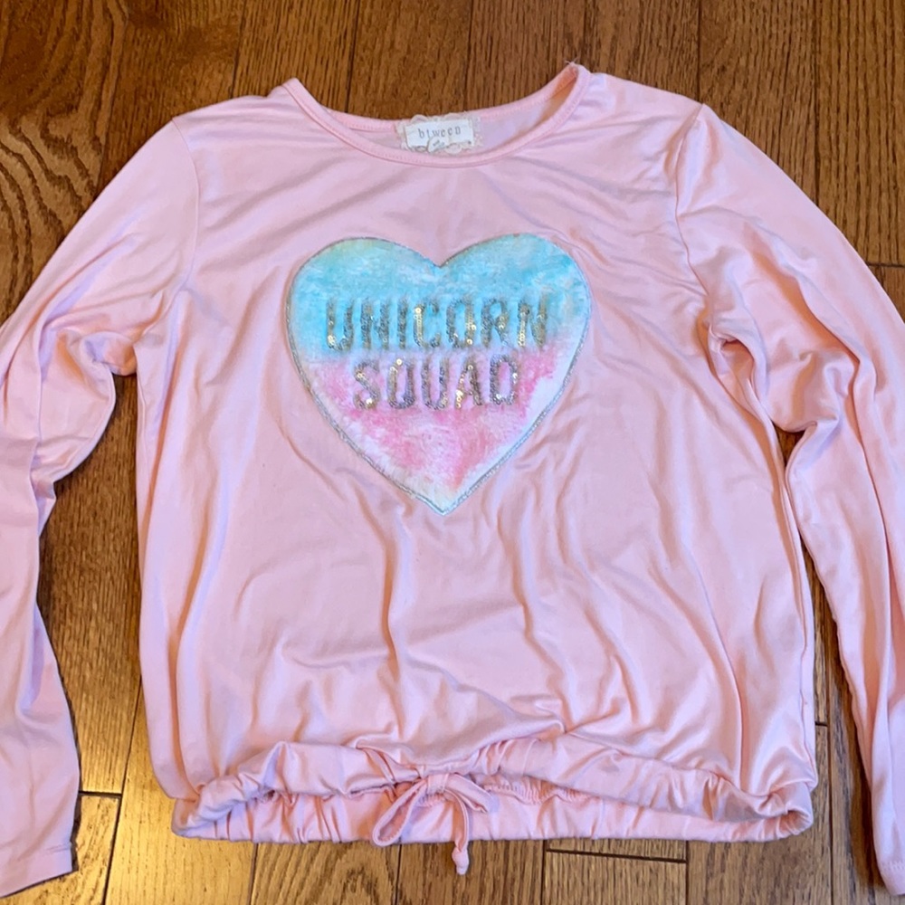 btween Unicorn Squad Girls Long Sleeve Shirt 🦄